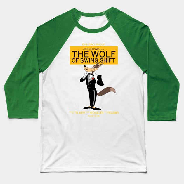 The Wolf Baseball T-Shirt by Jelly89